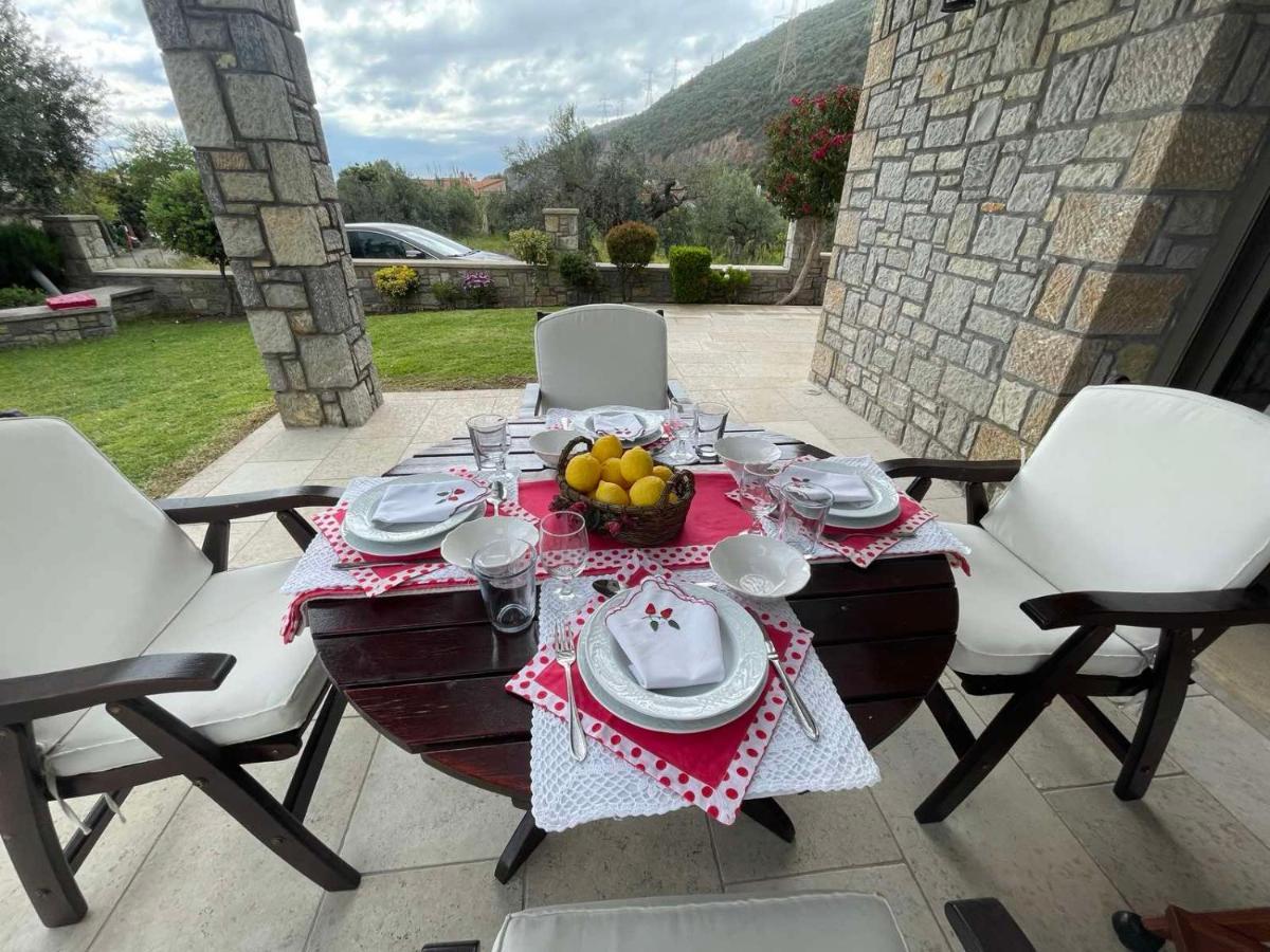 Paralia Sergoulas Seaside Retreat Houseヴィラ エクステリア 写真